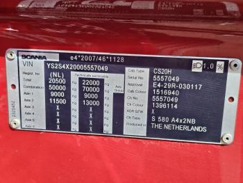S580 V8 4x2 / 50 YEAR EDITION / PARKING COOLER / 2 TANKS